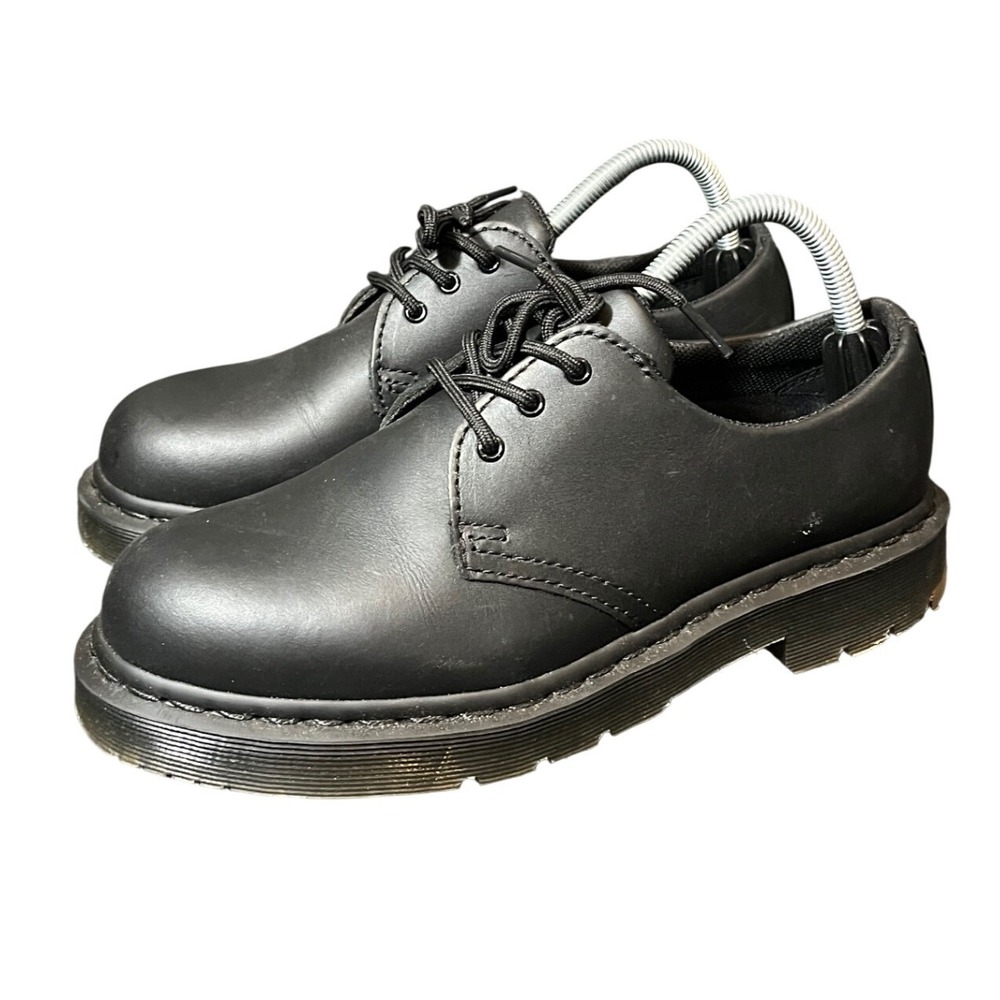Dr. Martens 1461 Work Shoes Mens 8 Womens 9 Black Slip Resistant EH Safety